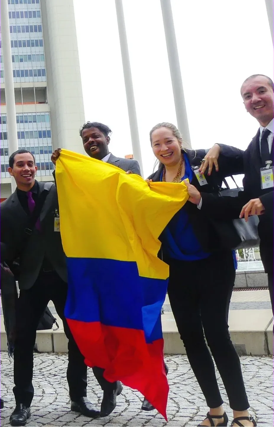Delegación latinoamericana en la sede de Naciones Unidas en Viena
